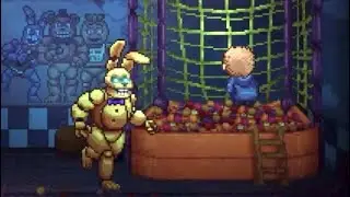 SPRING BONNIE CHASE SCENE | FNAF: INTO THE PIT