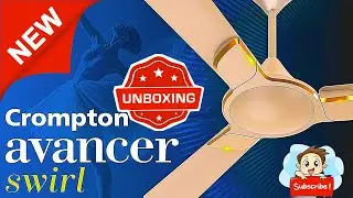 Crompton Avancer Swirl 1200MM Ceiling Fan Colour- Ice Coffee || Crompton Ceiling Fan 2025 || ZFR07