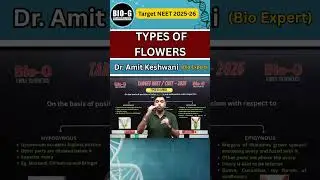 Types of Flowers By Amit sir #flowers #biog #Neet2025
