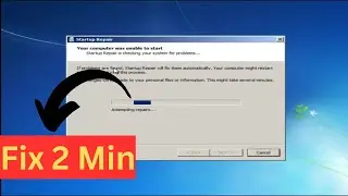 Fix - Startup repair startup repair windows 7 | how to fix startup repair windows 7