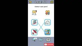 Brain Crack Level 60 Connect each pairs Walkthrough