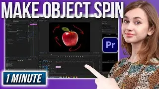 How to Make An Object Spin in Premiere Pro (2026) Image rotate in Premier Pro