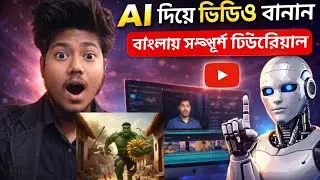 AI দিয়ে ভিডিও বানান মোবাইলেই 😱 | Bangla Full Tutorial (No Camera) #shortvideo #newvideo 