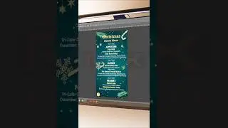 How to Make Christmas Restaurant Dinner Menu | Graphic Design Tutorial | Viral Graphic Design