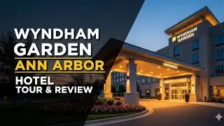 Wyndham Garden Ann Arbor Hotel Tour & Honest Review (Michigan, USA)