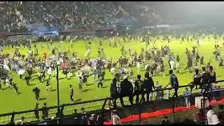 127 people were killed in a riot at a soccer stadium in Indonesia