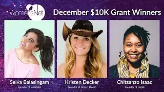Amber Grant, Fashion and Interior Design, and Startup $10K Grant Winners for December 2025