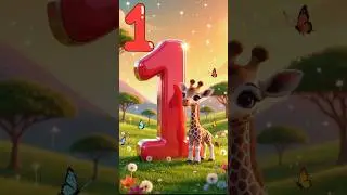 123 Numbers Learning Song from 1 to 20 & Back For Children | Playful Song With Cute Animals. Part 1