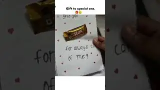hand craft and so many chocolates to describe a special one 💗🎁 #gift #love😊.......
