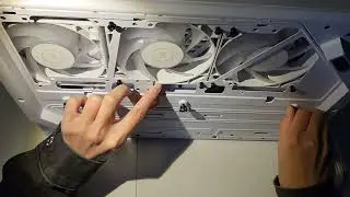 Hyte Y70 Bottom Fans Installation