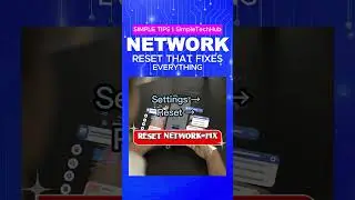 THE NETWORK RESET THAT FIXES EVERYTHING ⚠️📶 #tech #computersecurity #securephone
