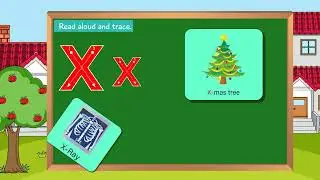Ch 25 | Brillio Books | English | Lkg | Read Aloud And Trace Letter X  |  For children