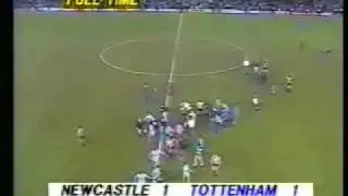 Newcastle v Tottenham Hotspur, 25th March 1987, Division 1