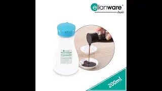 ELIANWARE 200/250ml Soy Sauce Vinegar Oil Pepper Bottle W/Cover, Spice Seasoning Bottle,E-912,6,5