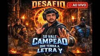 🔴NOITE DOS DESAFIOS 🔴MORTAL KOMBAT SOLANO