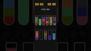 Water sort puzzle level 1054