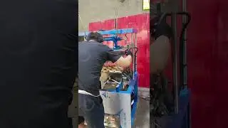 Waffle coffee cup making