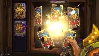 Opening the New Hearthstone expansion pack cards MADNESS at the DARKMOON FAIRE!