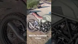 Mitt Ds Scrambler 125cc Exhaust Sound