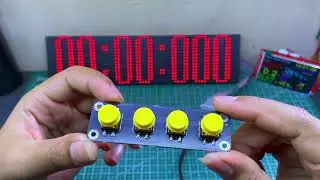 Timer P10 Multi Fungsi Bisa Counter-Up Counter-Down dan Stopwatch Wireless