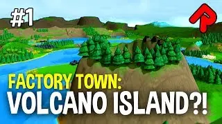 AUTOMATING THE VOLCANO ISLAND! | Factory Town gameplay ep 1 (PC early access)