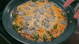 Swiss Chard and Blue Cheese Frittata Recipe