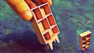 How to make miniature bookcase