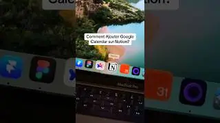 Comment Ajouter Google Calendar sur Notion #notion #notionenfran&ccedil;ais #notionastuce
