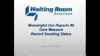 Web based EMR  EHR software - smoking status