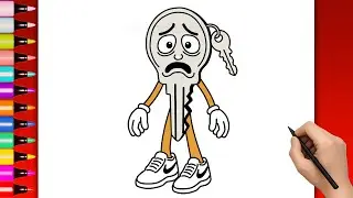 HOW TO DRAW NOOO MY KEY!   Brainrot