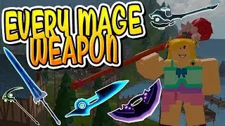 *NEW* EVERY CANAL'S MAGE WEAPON IN DUNGEON QUEST!! (Roblox)