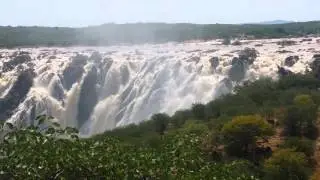 Ruacana Waterfall Namibia/Angola border