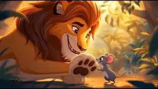 Chhota Chuha Aur Sher Ki Kahani | Kids Moral Story | Animated Hindi Story