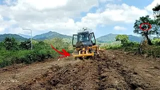 hardest soil SD16 SHANTUI take a reeper, road trace fontiberde housing project..