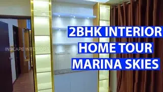 CYBERCITY Marina Skies , 2BHK INTERIOR HOME TOUR