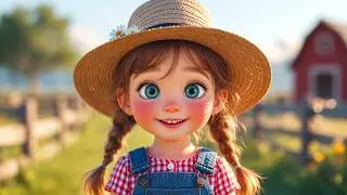 Learn Colors with Farm Animals | Red Cow, Blue Horse & More! Fun Nursery Rhyme Song for Kids