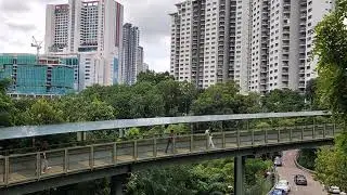 Canopy walk that connects #Sunway Pyramid shopping mall to Sunway University!