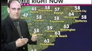 WECT-TV Weather:  News 6 Nightcast from March 10, 2006