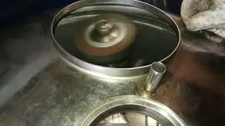 Weld joint seam grinding by XYD-CNC hydraulic motor polishing machine