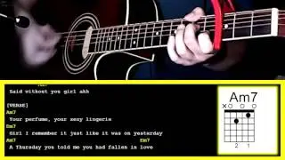 Incomplete by Sisqo-Guitar Chords & Strumming Pattern