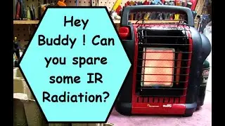Buddy Heater Unboxing -  The box gives off heat too when you burn it!