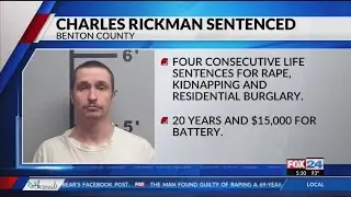 UPDATE: Man Who Raped Elderly Woman Gets 4 Life Sentences (Fox 24)
