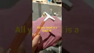 Remove glue off your shirt with ease (especially sticker glue on new shirts)