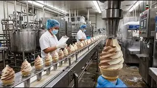 Inside Ice Cream Factory How 1,000,000 Ice Creams are Made in 24 Hours!