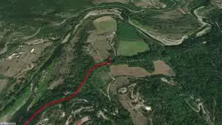 La Dolce via entre les Ollieres sur Eyrieux et la Voulte sur Rhône
