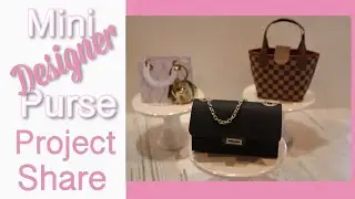 3 дизайнерских мини-сумочки для сладостей | Сделано с использованием CRICUT EXPLORE AIR2