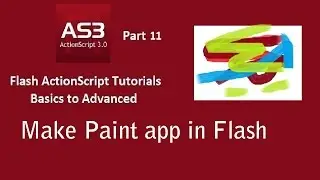 Make a simple paint application in Adobe Flash using vector graphics - 1