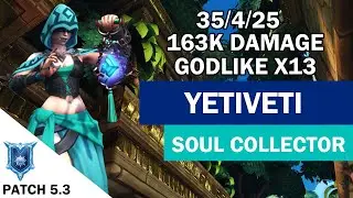 35 Kills 163K Damage YetiVeti Seris Competitive (Diamond) SOUL COLLECTOR - Godlike X13