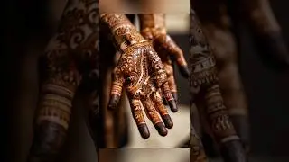 Ultra 8K Realistic Mehndi Design Art Full Hands Mehndi Animation | Bridal Henna india mehndi design