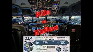PHTO to PHKO | X-Plane 12 | ZiboMod | Flightdeck Solutions | Home Cockpit | B737 | Say Intentions AI